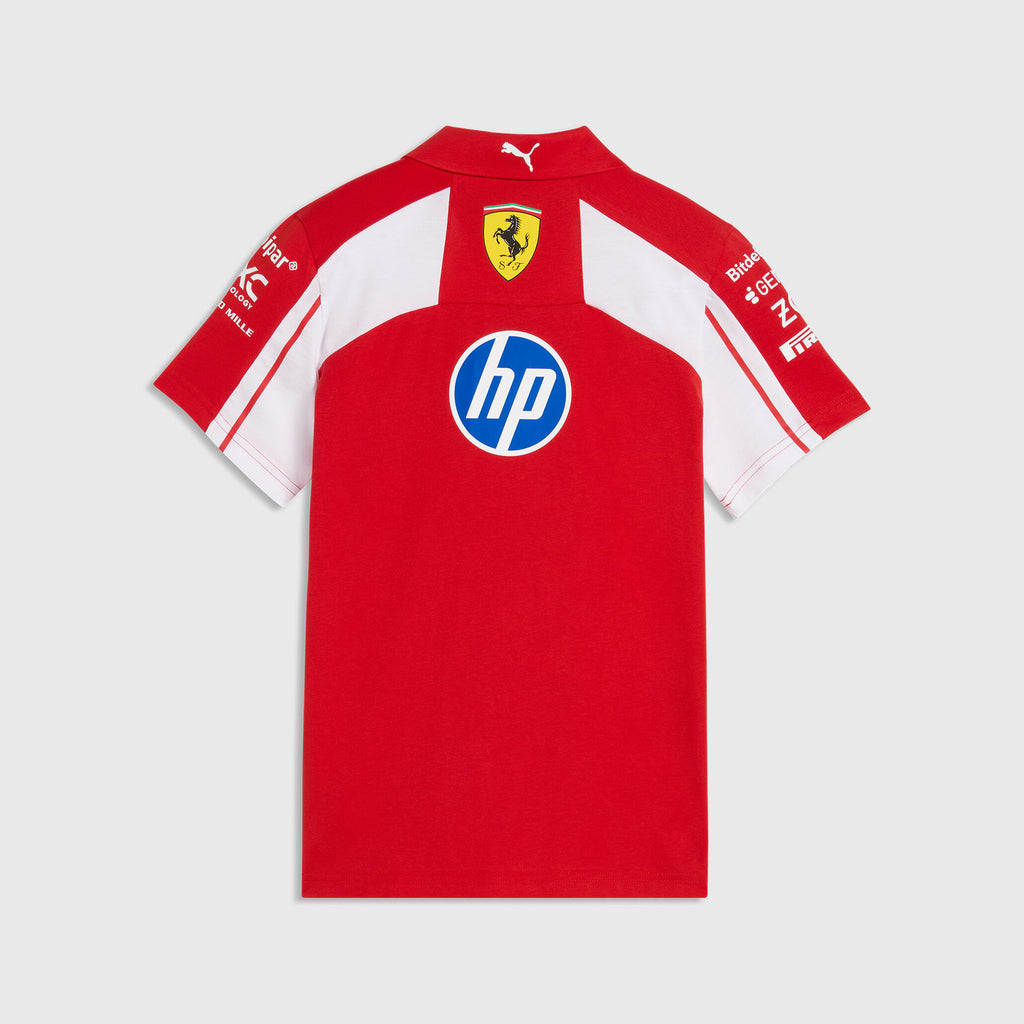Polo Niño Scuderia Ferrari HP 2026 Rosso