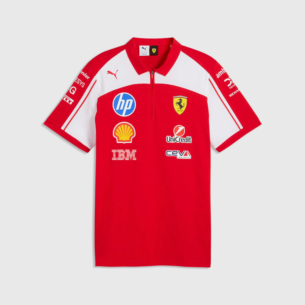 Polo Scuderia Ferrari HP 2026 Hombre - Rosso