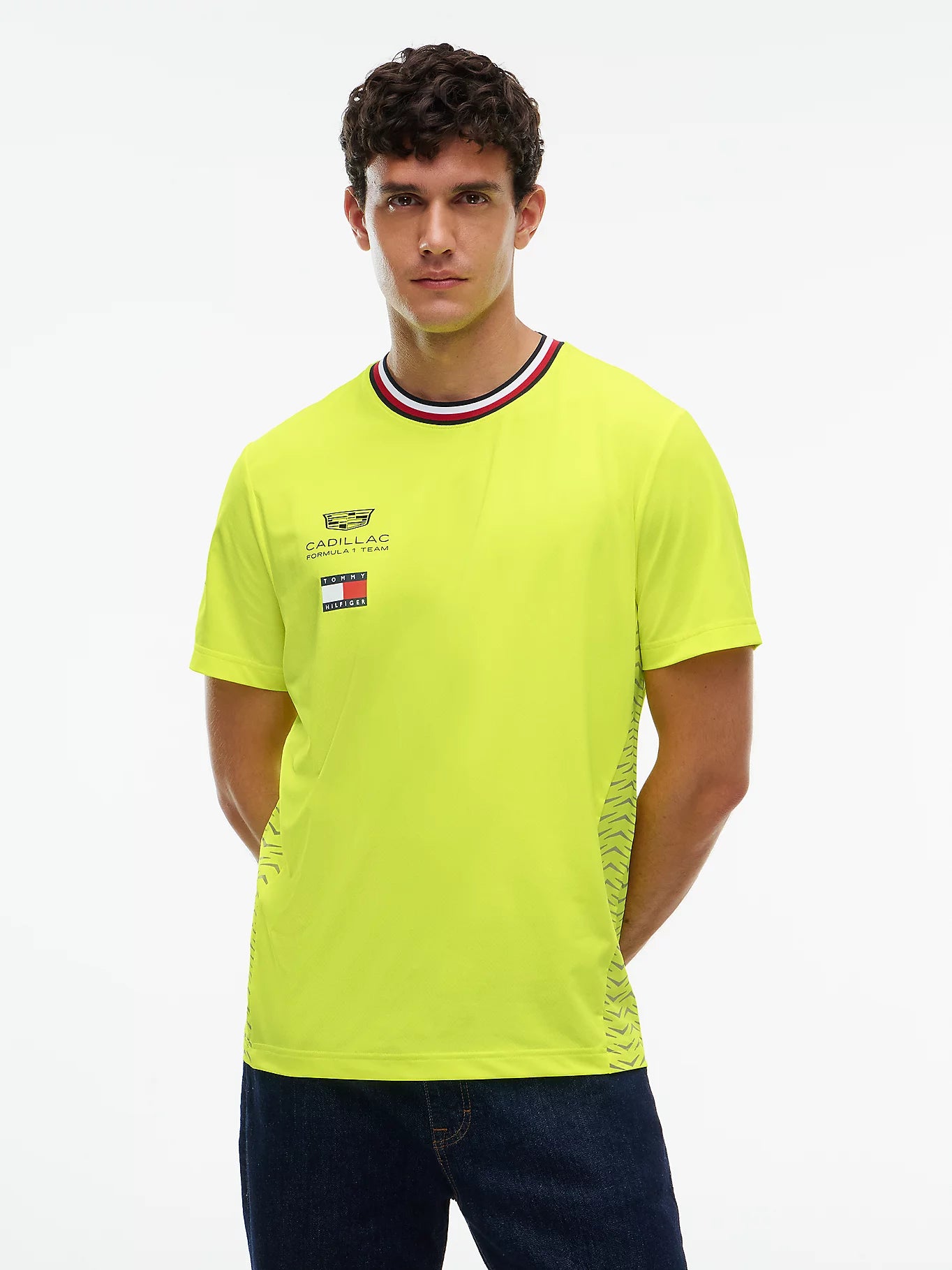 Playera Tommy x Cadillac F1 Team Replica Set Up Amarilla