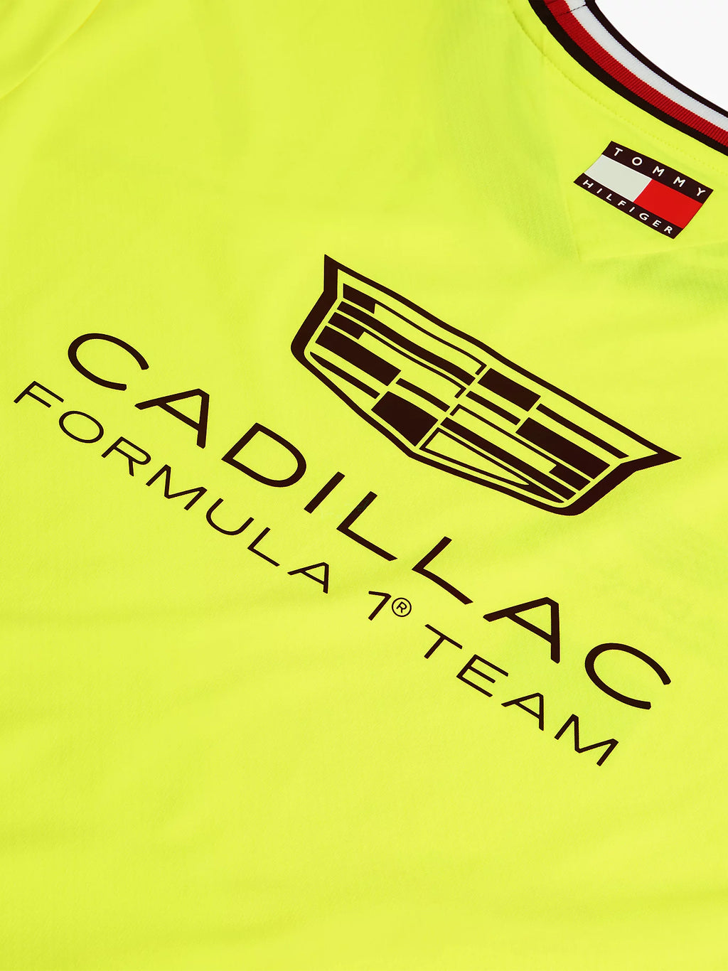 Playera Tommy x Cadillac F1 Team Replica Set Up Amarilla