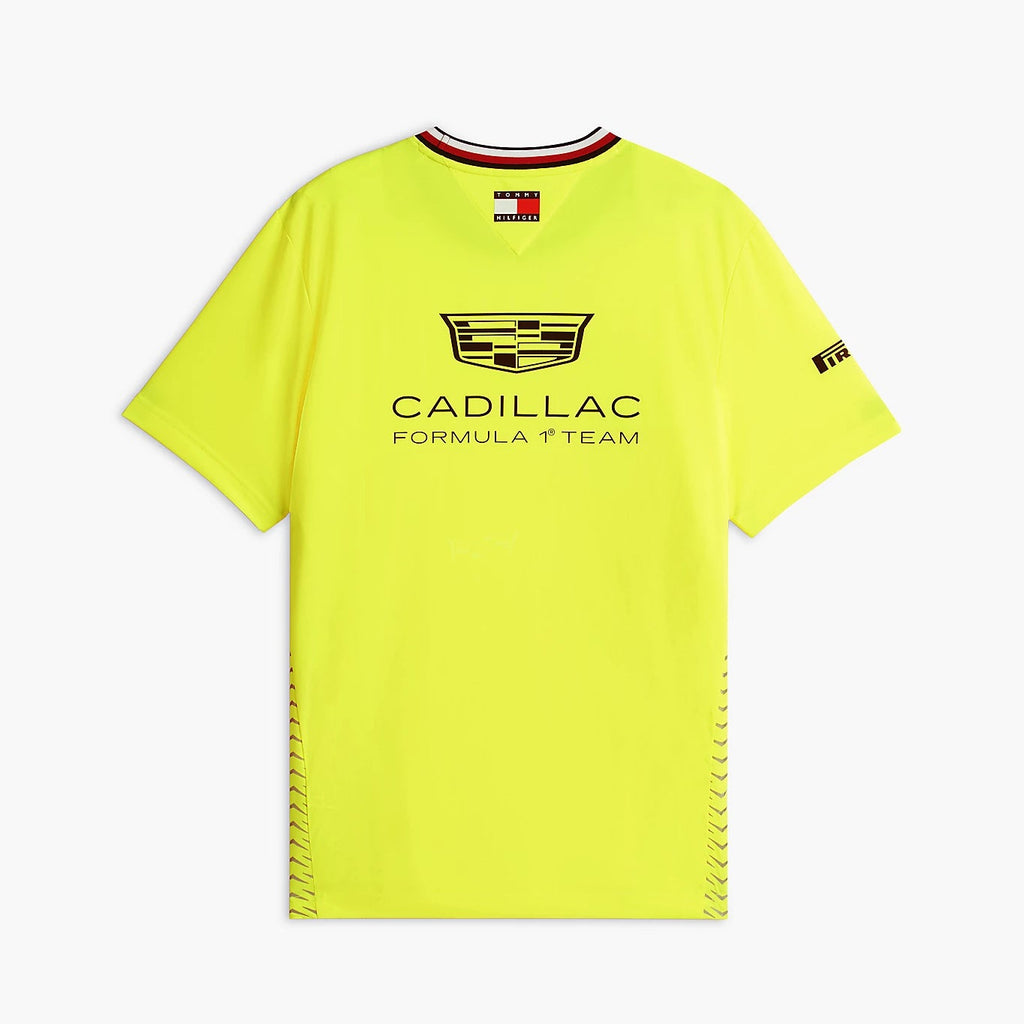 Playera Tommy x Cadillac F1 Team Replica Set Up Amarilla