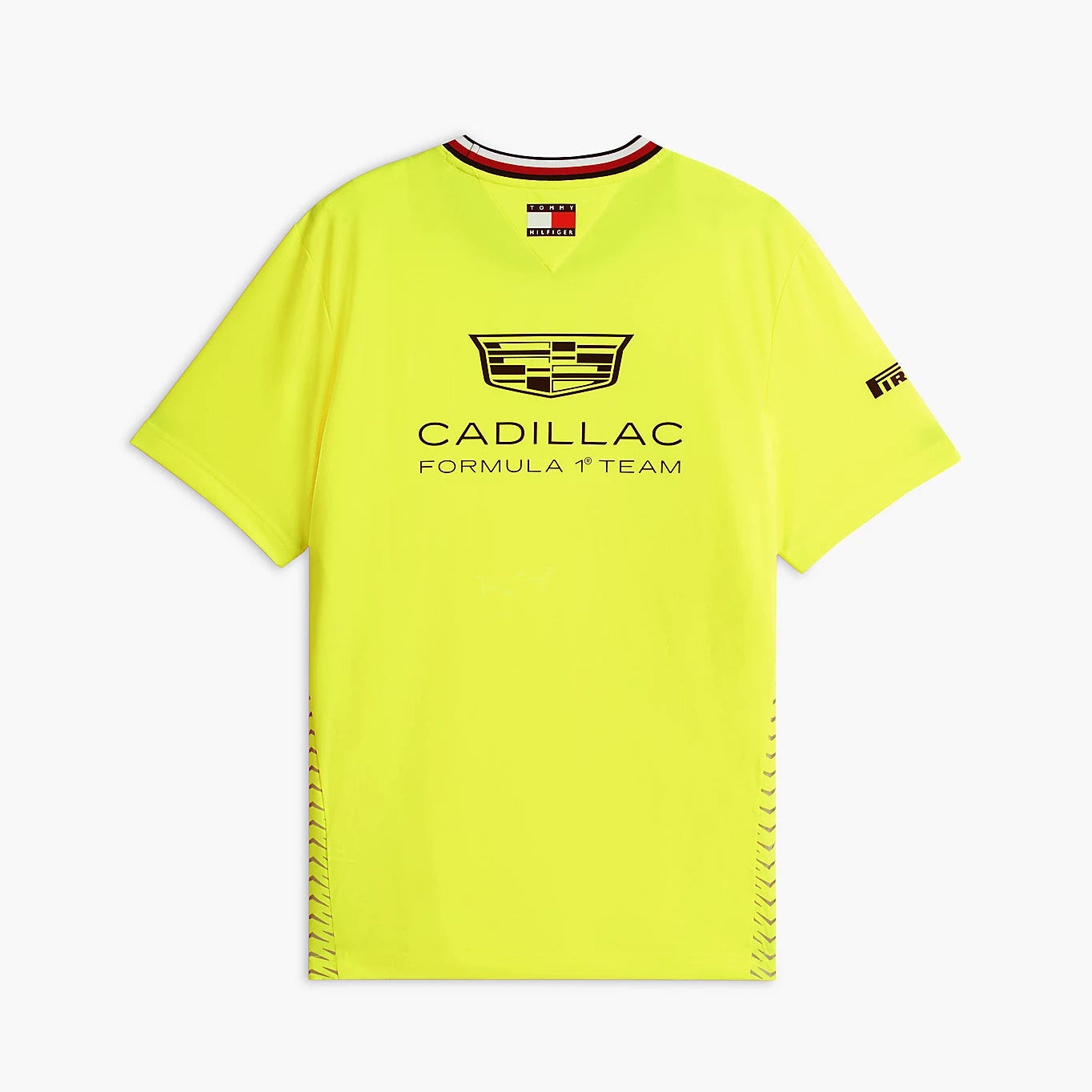 Playera Tommy x Cadillac F1 Team Replica Set Up Amarilla
