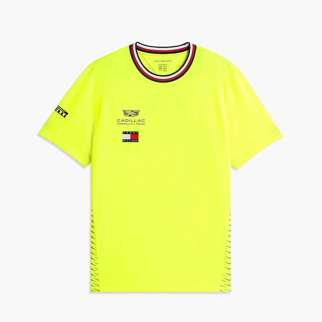 Playera Tommy x Cadillac F1 Team Replica Set Up Amarilla