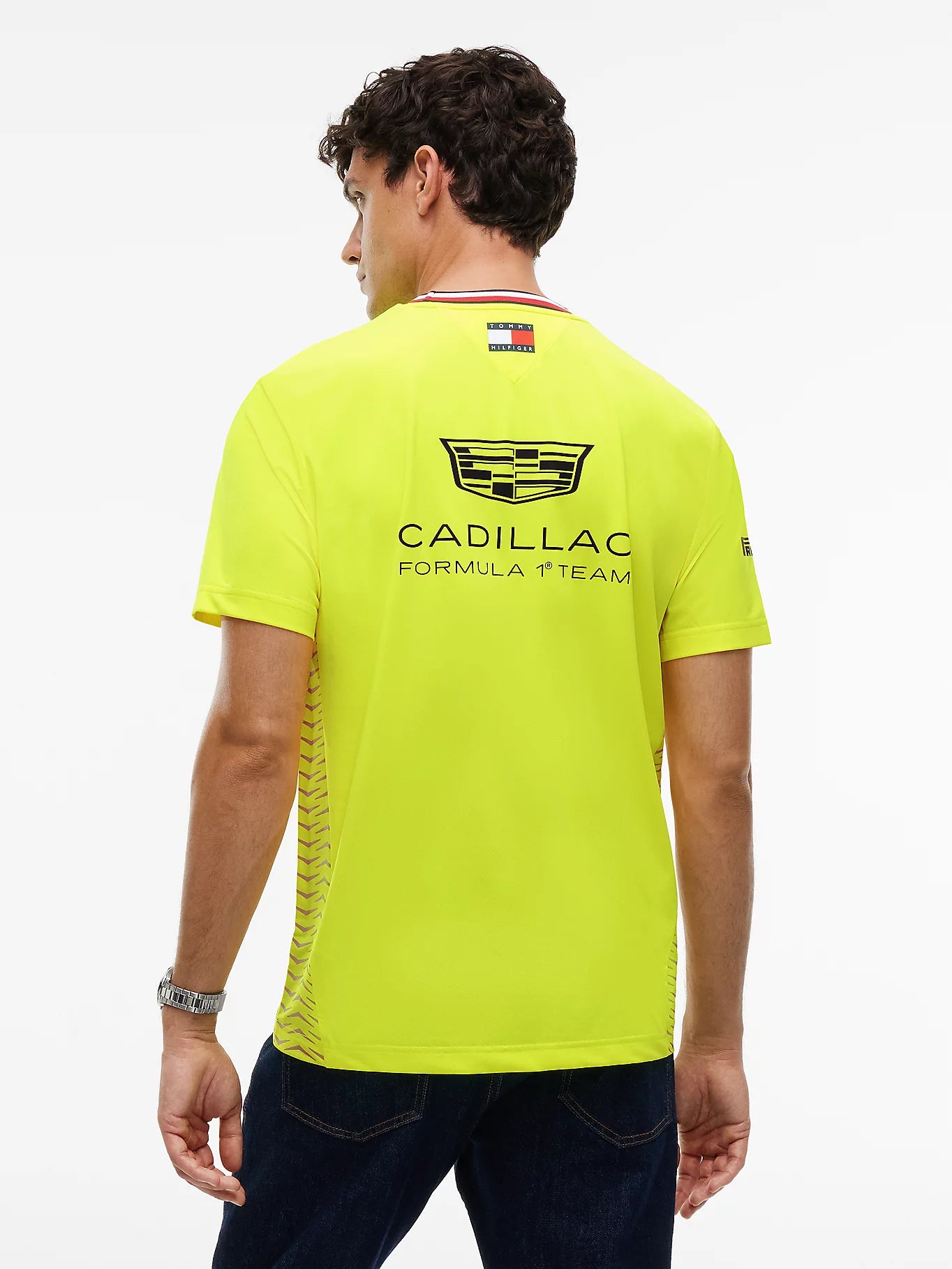 Playera Tommy x Cadillac F1 Team Replica Set Up Amarilla