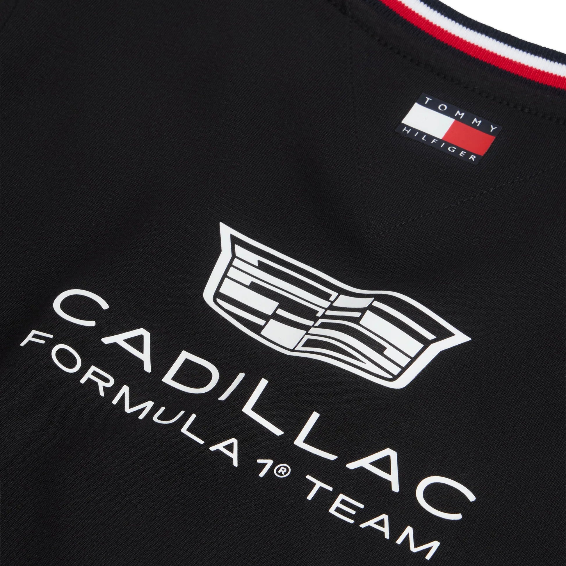 Playera Tommy x Cadillac F1 Team Sergio Pérez 11 Negra