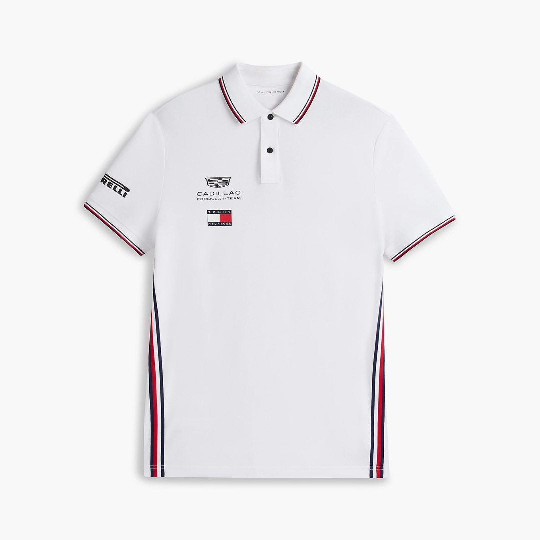 Polo Cadillac F1 Oficial 2026 Blanco