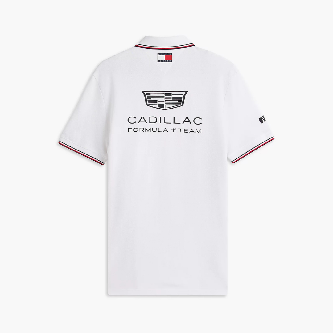 Polo Cadillac F1 Oficial 2026 Blanco
