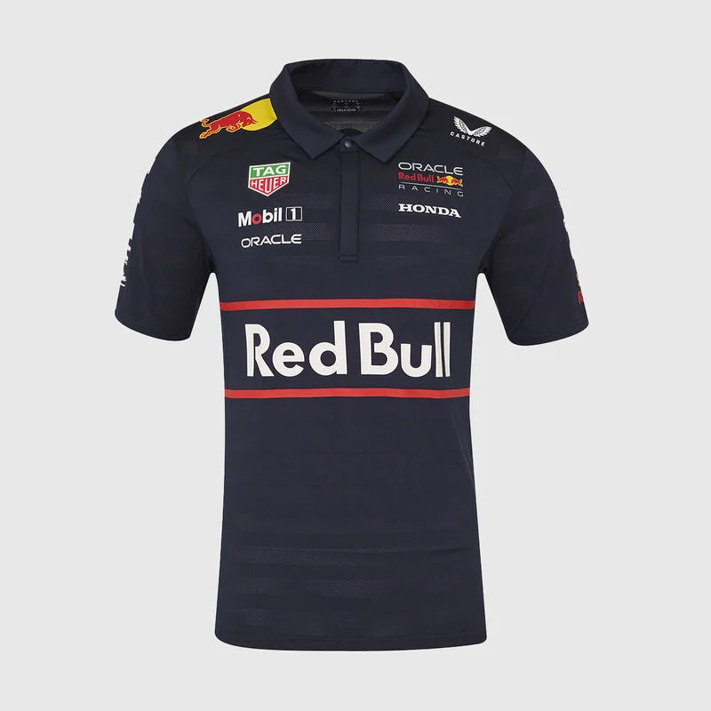 Polo Red Bull Racing F1™ 2025 Team Oficial Castore Azul Marino