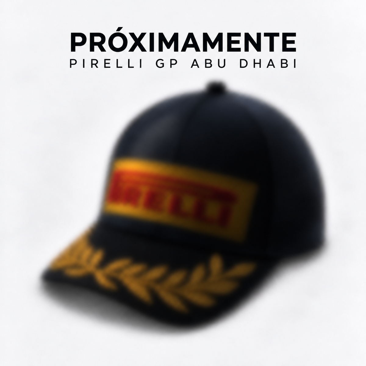 Gorra Pirelli Podium Abu Dhabi GP 2026 F1 Edición Oficial
