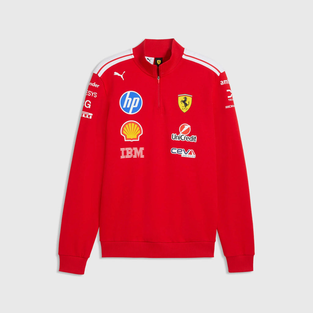 Sudadera con Capucha Scuderia Ferrari Half Zip 2026