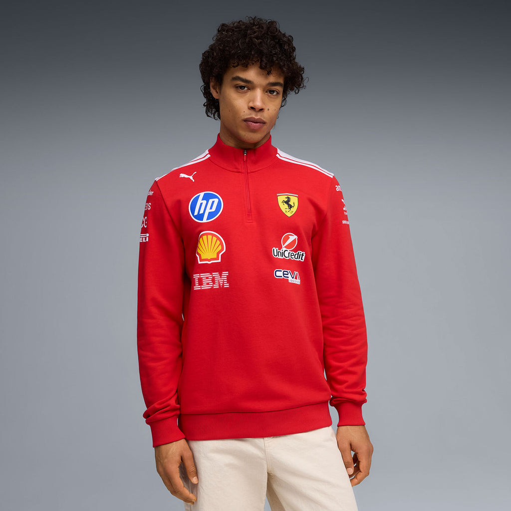 Sudadera con Capucha Scuderia Ferrari Half Zip 2026