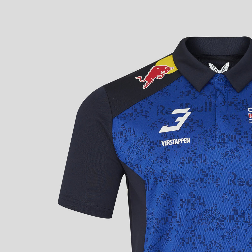 Polo Oracle Red Bull Racing Max Verstappen 2026 – Night Sky | Oficial Castore